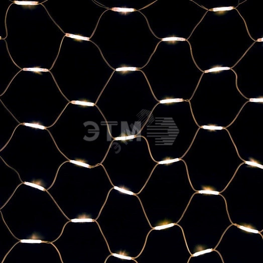 Гирлянда профессиональная Сеть 2x3м, белый КАУЧУК, 432 LED Белые