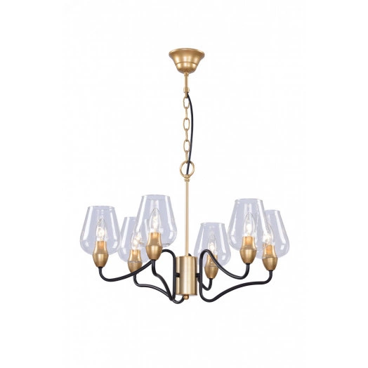 Люстра  Rivoli Fresco 5045-206 6 * E14 40 Вт лофт - кантри