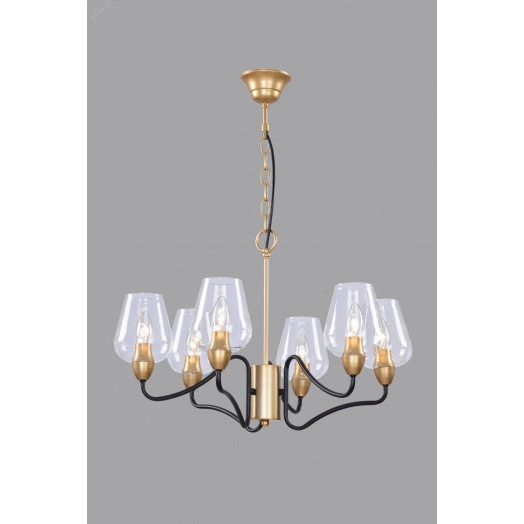 Люстра  Rivoli Fresco 5045-206 6 * E14 40 Вт лофт - кантри