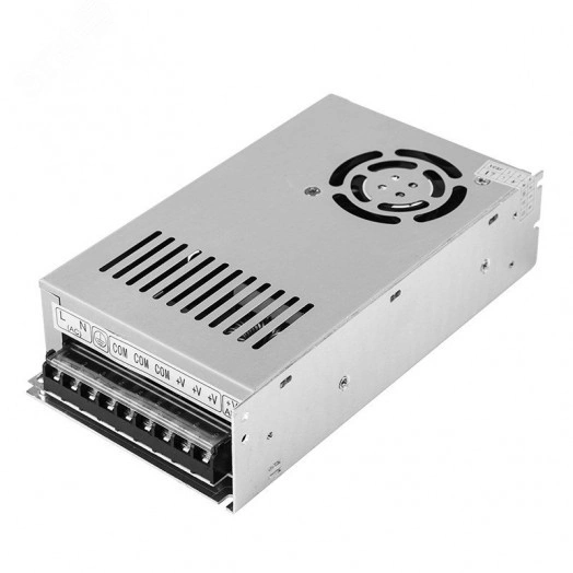 Источник питания 220 V AC/12 V DC 25 A 300 W с разъемами под винт, без влагозащиты (IP23)