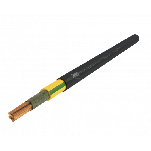 Кабель силовой ВВГнг(А)-FRLSLTx 1х50 мк(РЕ)-1 зелено-желтый барабан