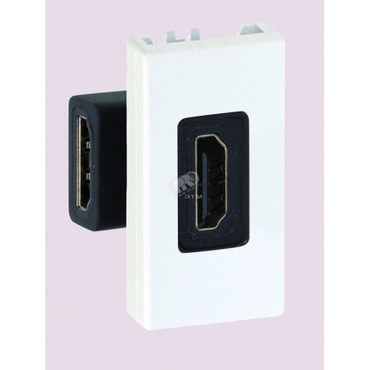 Connect Разъём HDMI 225х45мм (мама-мама) графит