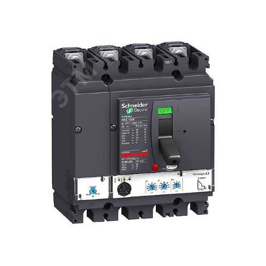 Выключатель автоматический 4П4T MICR. 2.2 100A NSX100B