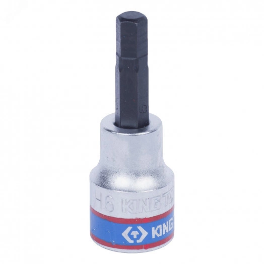 Насадка (бита) торцевая 3/8', HEX, 6 мм, L = 50 мм