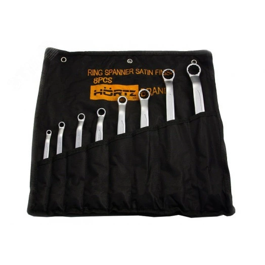 Набор ключей накидных двусторонних 8 шт. (8-36) в брезентовой сумке