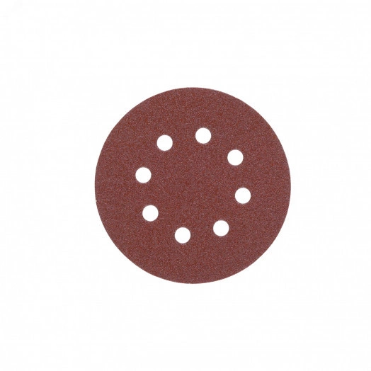 Шлифкруг 8 отверстий 125 зерно 60 (5шт)
