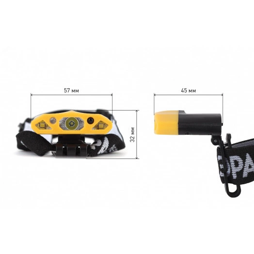 Фонарик кемпинговый, ударопрочный, сенсорное включение,  регулируемый угол наклона, 5 режимов GA-804 Практик ЭРА