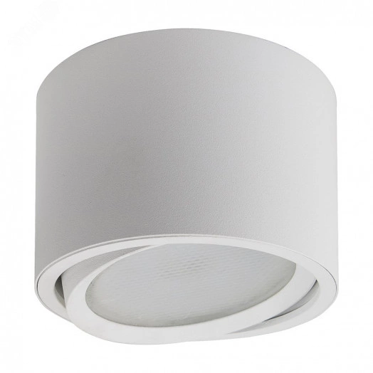 Светильник ДПО-12w GX53 без лампы поворотный белый