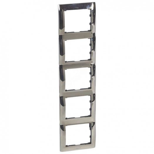 Galea Life Рамка 5 постов вертикальная Chrome