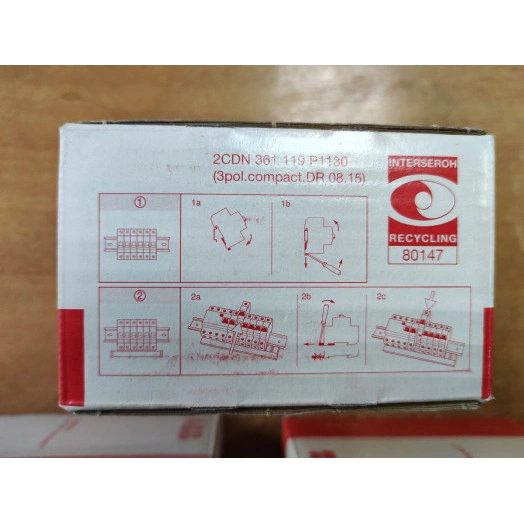 Выключатель автоматический модульный 3п C 3А 6кА S203 C3 ABB 2CDS253001R0034