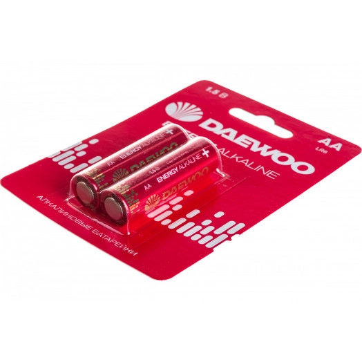 Элемент питания алкалиновый AAA/LR03 1.5В Energy Alkaline 2021 BL-2 (уп.2шт) DAEWOO 5029873