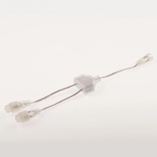 Коннектор У-образ. для низковольтных гирлянд 30см 2 гнезда IP44 24В ПВХ Эра ERAPS-2R