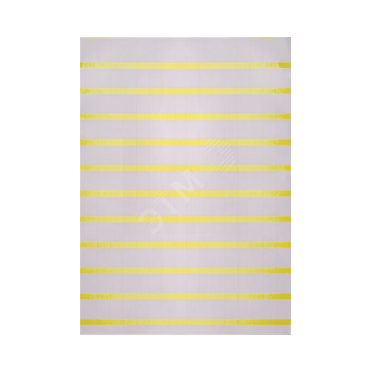 Табличка маркировочная полиэстер 9х12мм желтая (SITFP0912Y)