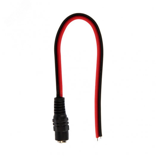 Разъем питания гнездо 2.5х5.5 мм с проводом 20 см REXANT (etm14-0332)