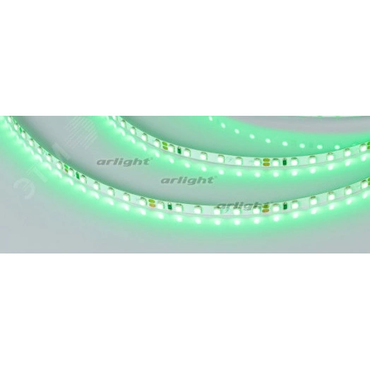 Лента LED RT-A120-5mm 24V Green (9.6 W/m, IP20, 3528, 5m) (ARL, узкая) (015663(B))