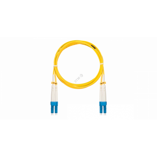 Шнур оптический соединительный SM 9/125 OS2 LC/UPC-LC/UPC двойной LSZH (NMF-PC2S2C2-LCU-LCU-003)