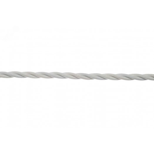 Ретро провод 3х1,5 Белый (матовый) 50м