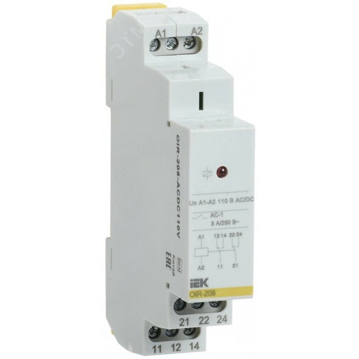 Промежуточное реле OIR 2 конт (8А). 110 В AC/DC (OIR-208-ACDC110V)
