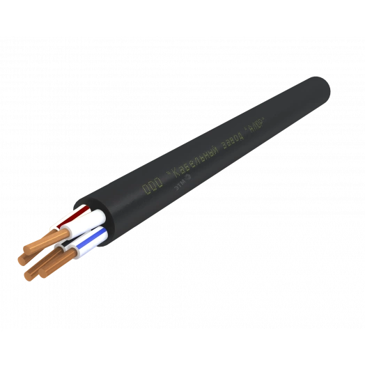 Кабель силовой ВВГнг(А) 4х2.5(ок)(N)-0.660 однопроволочный