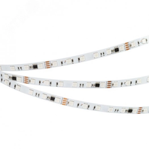 Лента SPI-B60-10mm 24V RGB-PX6-RAM (15 W/m, IP20, 5060, 5m) (Arlight, бегущий огонь) (033447)