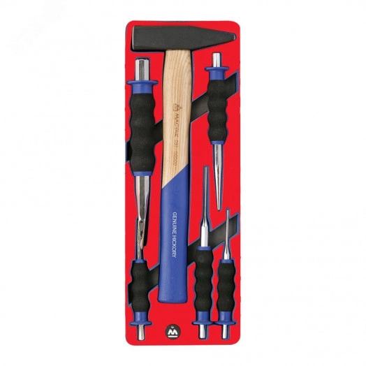 Набор ударно-режущего инструмента ложемент 6 предметов (5-9006)