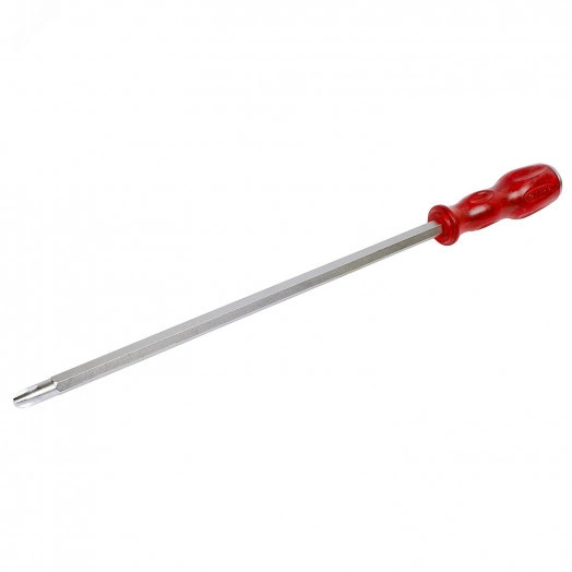 Отвертка крестовая Phillips №4, 300 мм, силовая, пластиковая ручка (14810412)