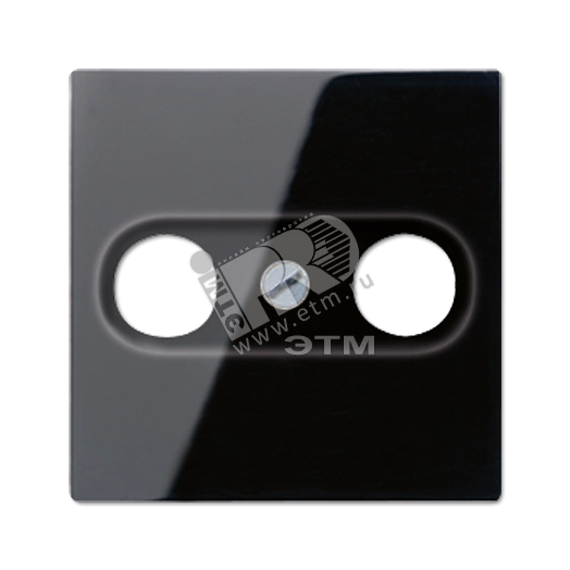 Накладка для телевизионной розетки (TV-FM)  Серия A500  Материал- дуропласт  Цвет- черный (A561PLTVSW)