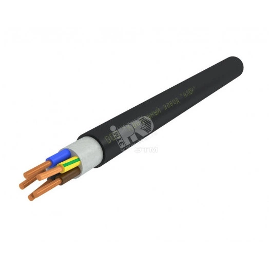 Кабель силовой ВВГнг(А)-LSLTx 5х2.5 (N.PE)-1 однопроволочный (барабан)