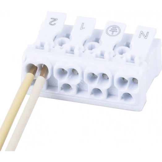 Клемма монтажная, 4 контактные группы, Stekker (LD294-4004)