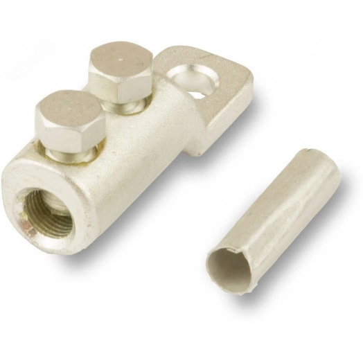 LUG6-50/8LVTINR Кабельный наконечник с болтами со срывными головками Al 6-50, Cu 6-35 мм? ? 8,5 мм (LUG6-50/8LVTINR)