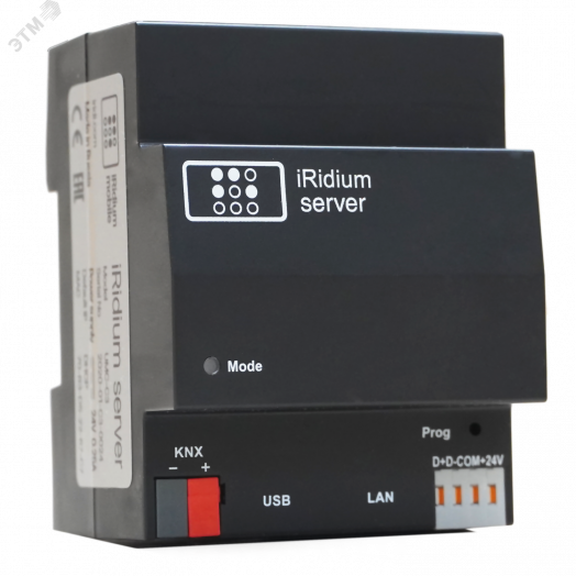 Коммуникационный контроллер UMС C3 iRidium KNX Server, приобретается только в составе Контроллер+Лицензия на ПО (Лицензия iRidium Home Server,  Лицензия iRidium Integration Server) (00000002200)