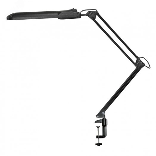 Светильник светодиодный Дельта С16 LED 8 Вт       черный на струбцине (47003)