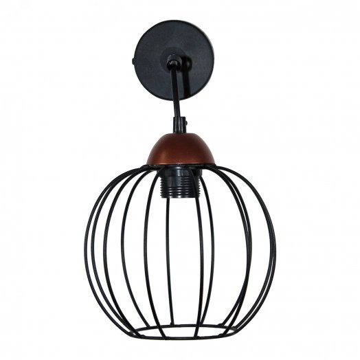 Светильник Конти 511 черн.муар медь (Плафон Шар) НББ 01-60-165 Е27 ИМ (1005405032)