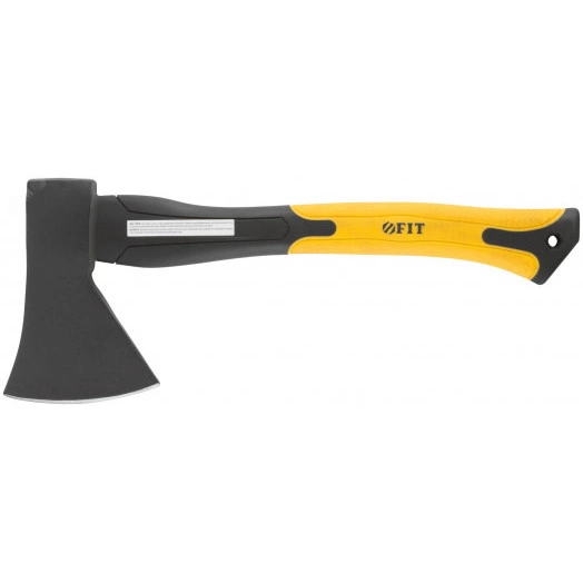 Топор кованая усиленная сталь, усиленная фиберглассовая ручка 800 гр. (46222)