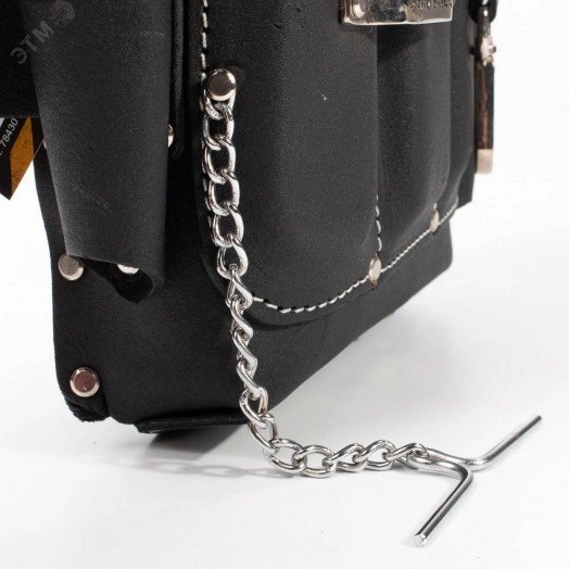 Сумка кожаная поясная без ремня СК-9 (КВТ (78430)