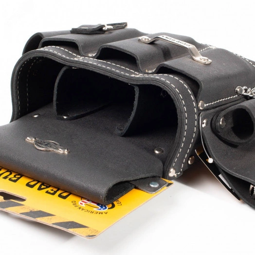 Сумка кожаная поясная без ремня СК-9 (КВТ (78430)