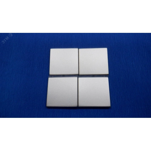 Клавиши для системы KNX, 4-группы, благородная сталь (ES2404TSA)