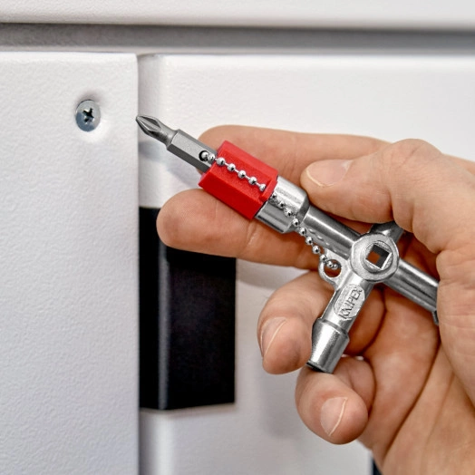 4-лучевой крестовой ключ для стандартных шкафов и систем запирания L-76 мм KN-001103 (KN-001103)