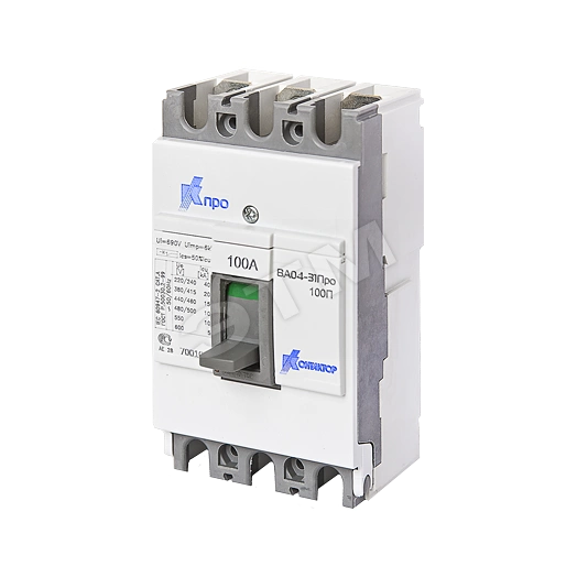 Выключатель автоматический ВА04-31 Про 3Р 20А Icu-10kA (100C) (7001002)
