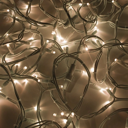 Дюраплей 20 м (4 модуля x 5 м), белый каучук, 200 (50x4) LED теплый белый, соединяется, 24 В (нужен трансформатор 531-100 или 531-200) (315-506)