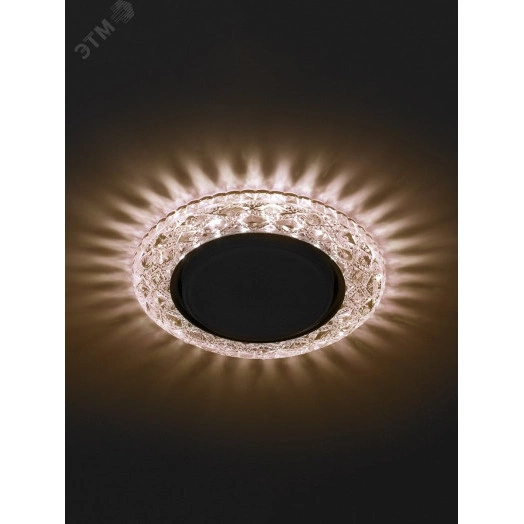 DK LD24 CHP/WH Точечные светильники ЭРА декор cо светодиодной подсветкой Gx53, шампань (Б0029632)