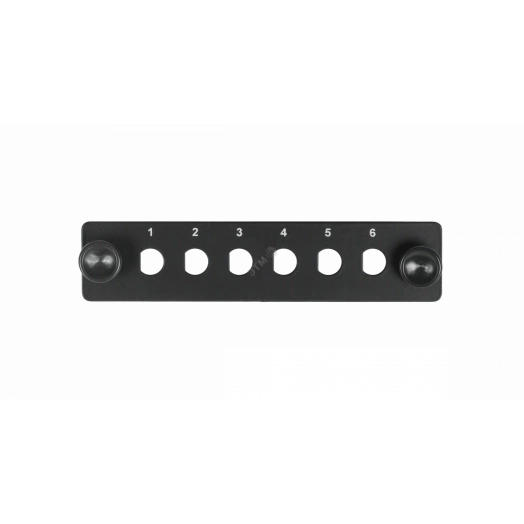 Панель адаптерная, до 6 двойных адаптеров SC, черная (NMF-AP06SFC-P-BK)