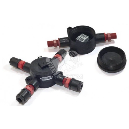 Коробка КСРВ-2У два кабельных ввода, угловая, без штуцеров, без клеммной колодки (КСРВ - 2 У)