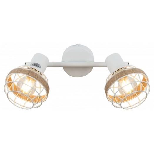 Светильник настенно-потолочный  спот Rivoli Anselma 7034-702 2 x E14 40 Вт поворотный (Б0051975)