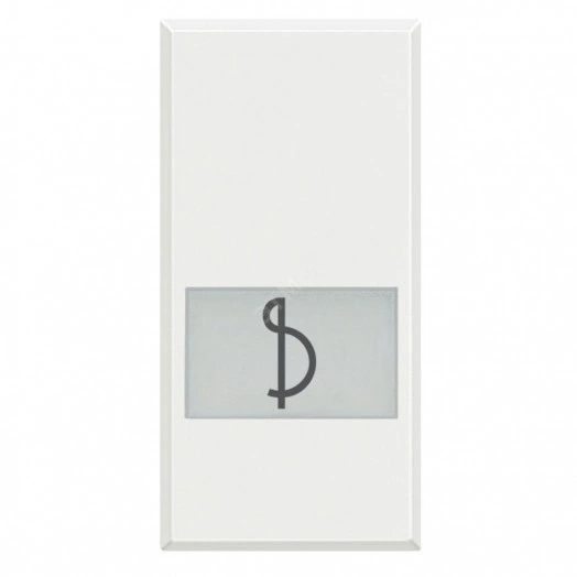 Axolute Клавиши с подсветкой для выключателей AXIAL 1 модуль символ Музыка белый (HD4921LG)