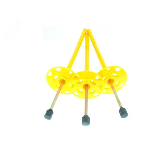 Дюбель для теплоизоляции с гвоздем с термогол. TDMT 10х140 (D=4,9) BULK БАУ-ФИКС (500шт.) (80827)