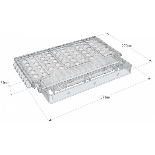 Светильник светодиодный ДО-75Вт, IP67, 5000К, 8500Лм, взр:1ExsIIT6X, КСС Ш, 220В, Star (АТ-ДОШ-11/75 Ех)