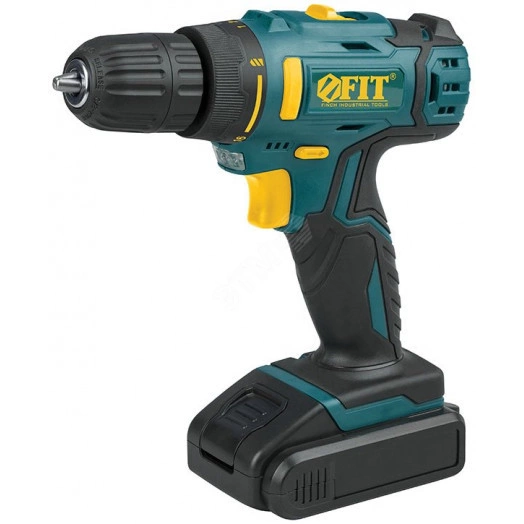 Дрель-Шуруповерт акк. 14.4 В, 0-400/1450 об/мин, 23.0 Нм, 1 (Li-Ion) 1.3 Ач, 1.5 ч., рез. накл., коробка (80187)