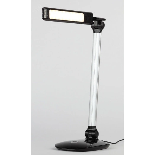 NLED-456-10W-BK-S Светильники настольные ЭРА NLED-456-10W-BK-S черный с серебром наст.светильник (Б0028437)