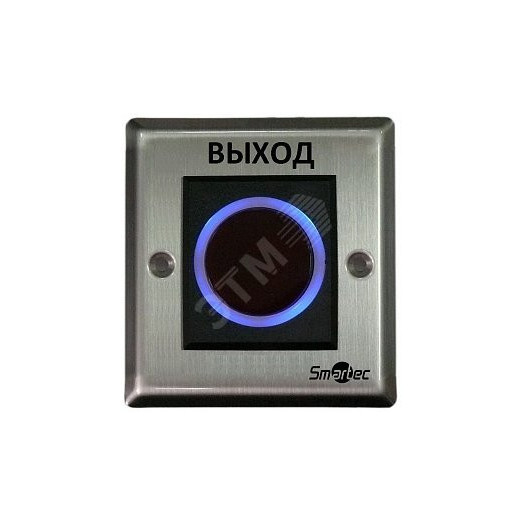 Кнопка ИК-бесконтактная, врезная, металп. корпус, НЗ/НР контакты, размер 90х90x40 мм (ST-EX121IR)